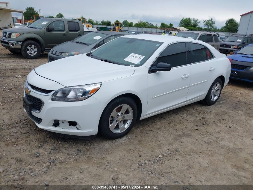 2015 Chevrolet Malibu Ls VIN: 1G11B5SL0FF116445 Lot: 39430743