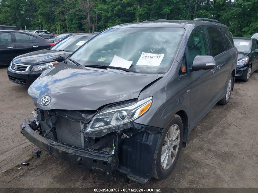 2017 Toyota Sienna Limited Premium 7 Passenger VIN: 5TDDZ3DC1HS172799 Lot: 39430757