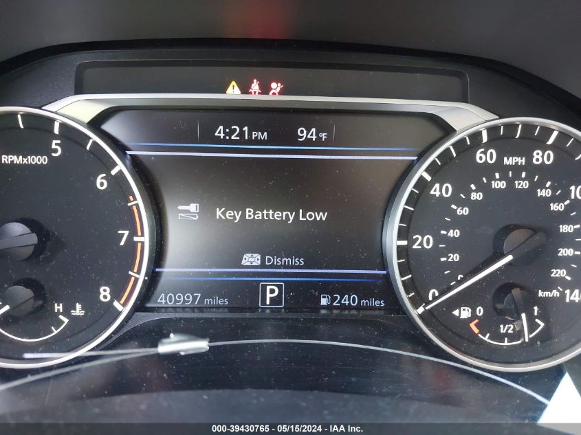 2020 Nissan Altima S Fwd VIN: 1N4BL4BV2LC262529 Lot: 39430765