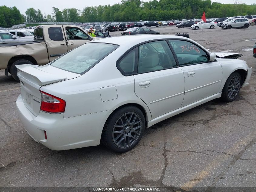 2008 Subaru Legacy 2.5I VIN: 4S3BL616187223494 Lot: 39430766