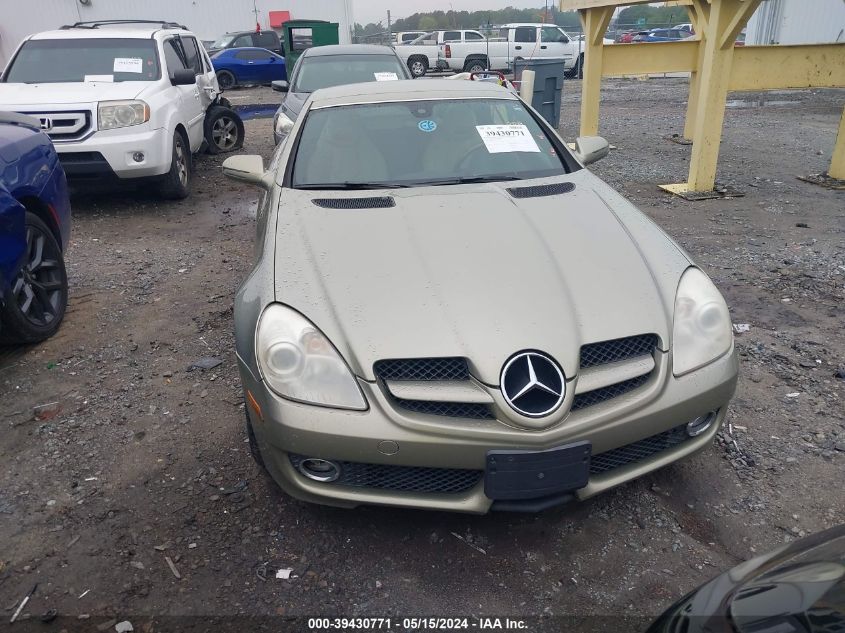 2010 Mercedes-Benz Slk 300 VIN: WDBWK5EA5AF226096 Lot: 39430771