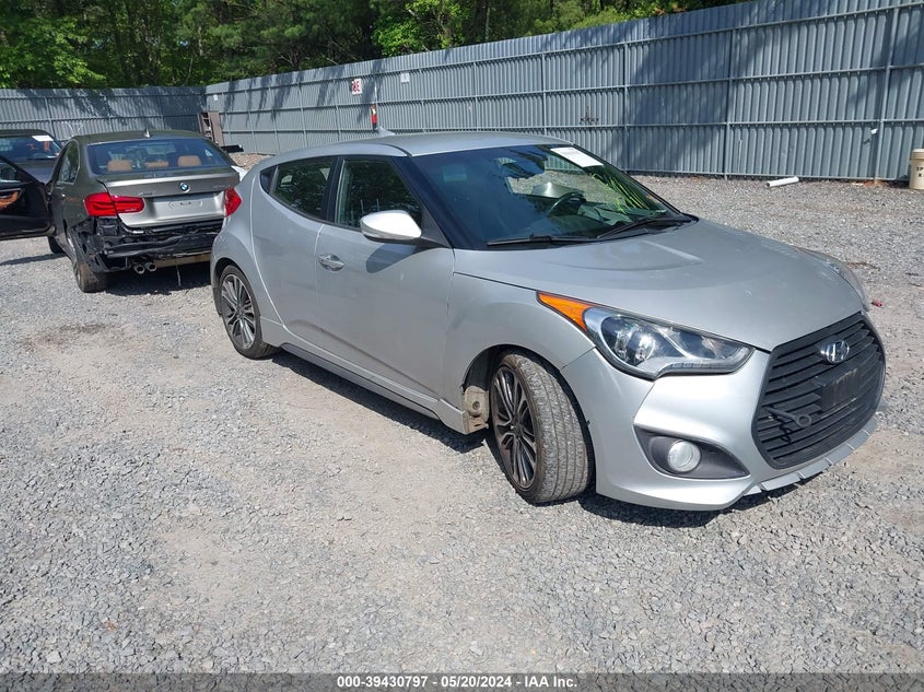 2016 Hyundai Veloster Turbo VIN: KMHTC6AE3GU264491 Lot: 39430797