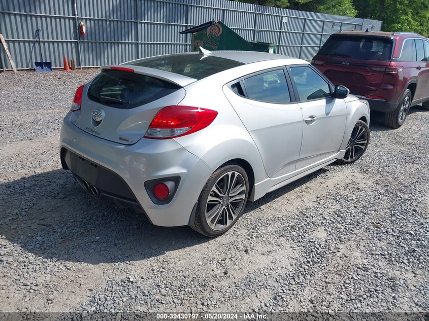 2016 Hyundai Veloster Turbo VIN: KMHTC6AE3GU264491 Lot: 39430797