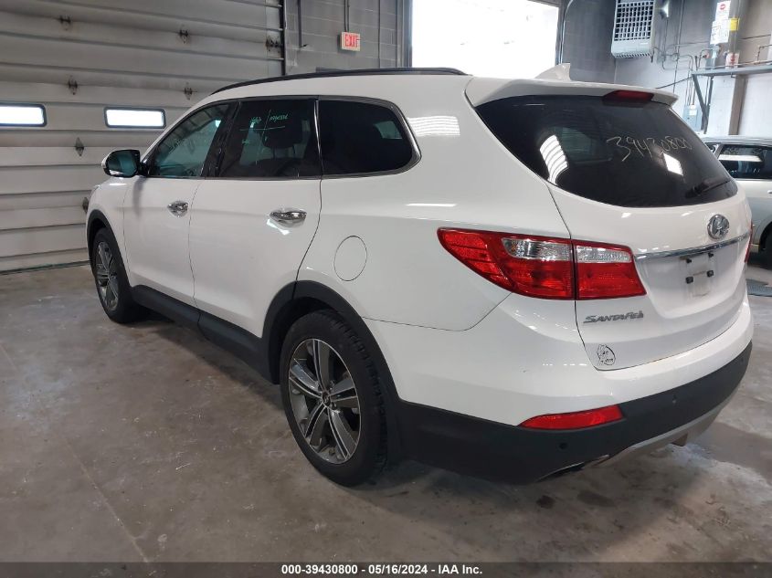 2016 Hyundai Santa Fe Se VIN: KM8SRDHF9GU137824 Lot: 39430800