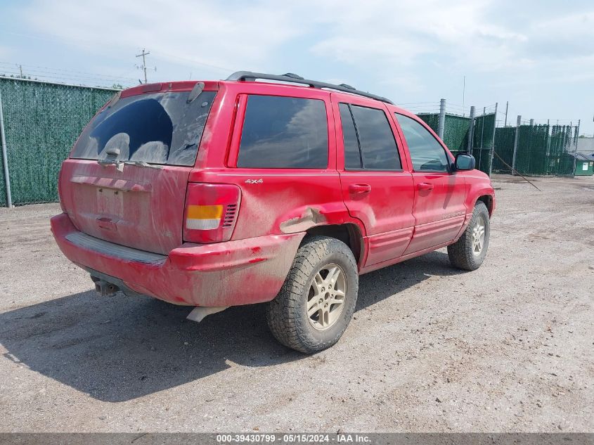 2000 Jeep Grand Cherokee Limited VIN: 1J4GW58N5YC408699 Lot: 39430799