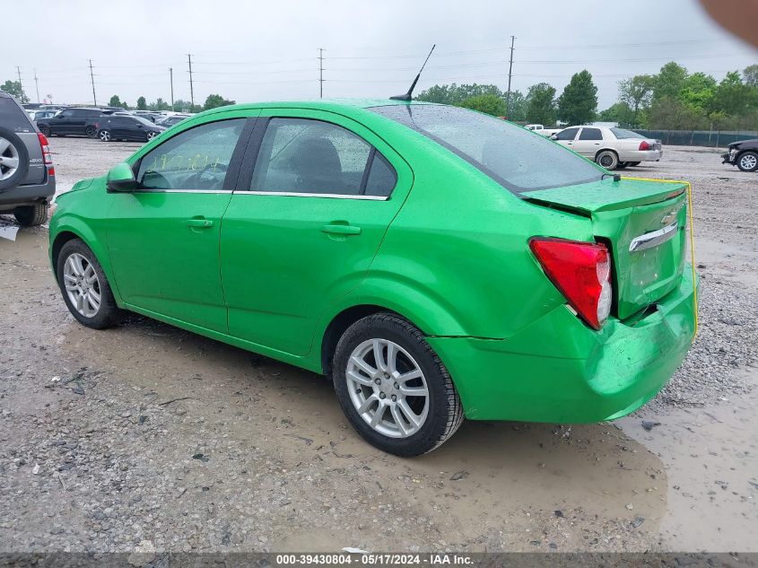 2014 Chevrolet Sonic Lt VIN: 1G1JC5SB9E4226439 Lot: 39430804