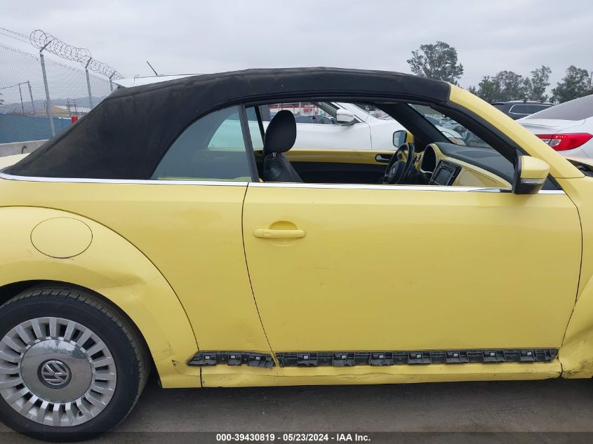 2013 Volkswagen Beetle 2.5L VIN: 3VW5P7AT0DM815592 Lot: 39430819