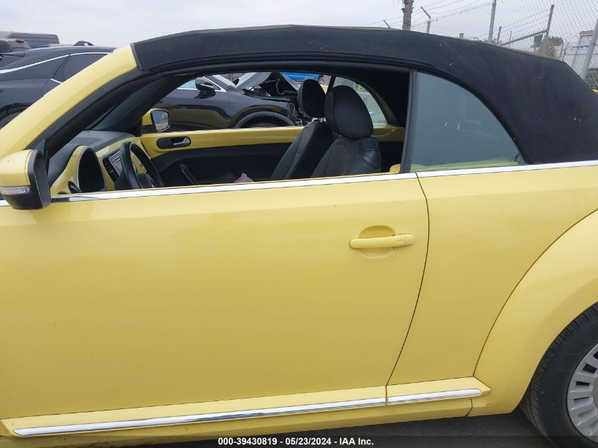 2013 Volkswagen Beetle 2.5L VIN: 3VW5P7AT0DM815592 Lot: 39430819