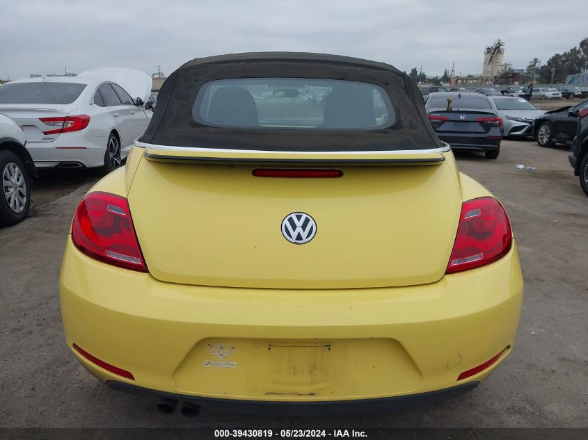 2013 Volkswagen Beetle 2.5L VIN: 3VW5P7AT0DM815592 Lot: 39430819