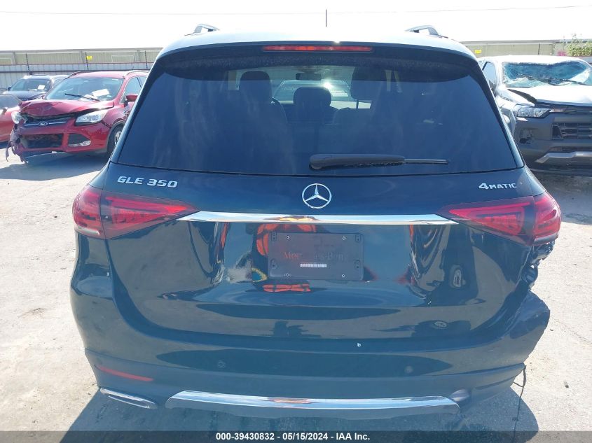 2020 Mercedes-Benz Gle 350 4Matic VIN: 4JGFB4KB8LA095587 Lot: 39430832