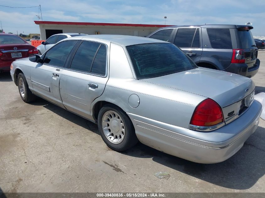 2000 Ford Crown Victoria Lx VIN: 2FAFP74W1YX203561 Lot: 39430835