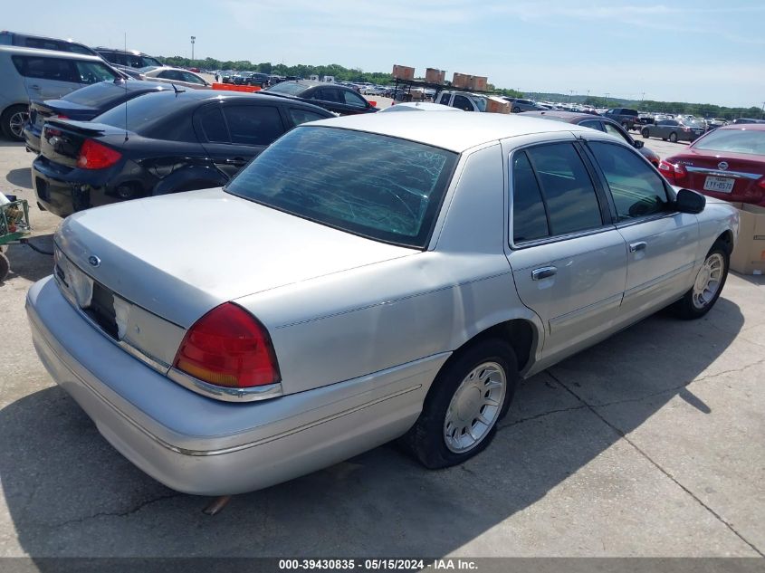 2000 Ford Crown Victoria Lx VIN: 2FAFP74W1YX203561 Lot: 39430835