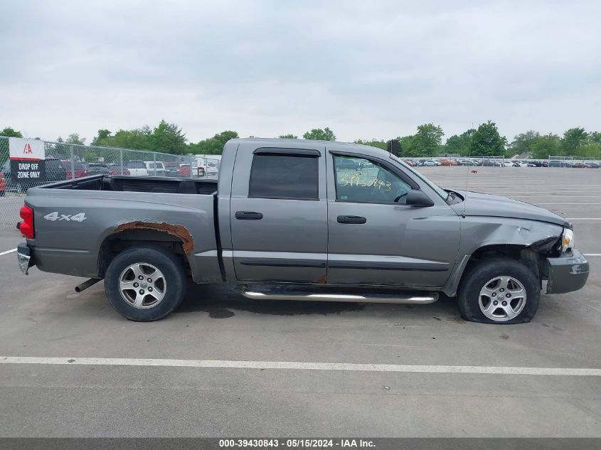 2006 Dodge Dakota Slt VIN: 1D7HW48KX6S704580 Lot: 39430843