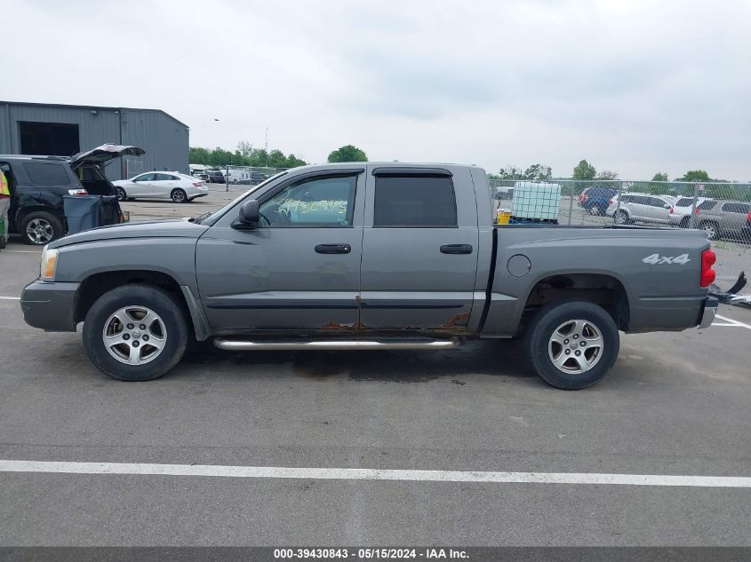 2006 Dodge Dakota Slt VIN: 1D7HW48KX6S704580 Lot: 39430843