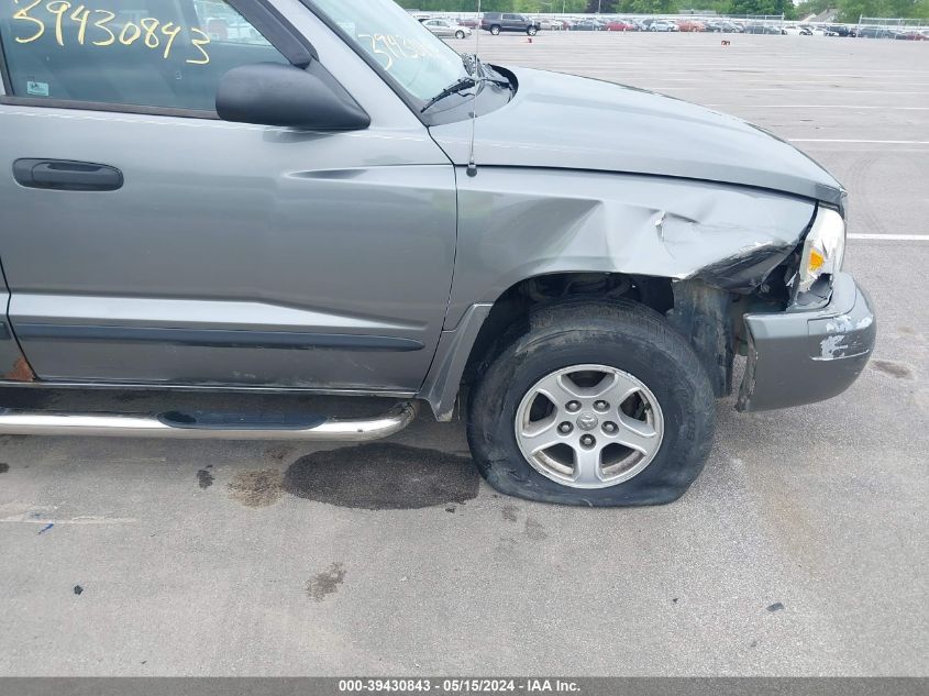 2006 Dodge Dakota Slt VIN: 1D7HW48KX6S704580 Lot: 39430843