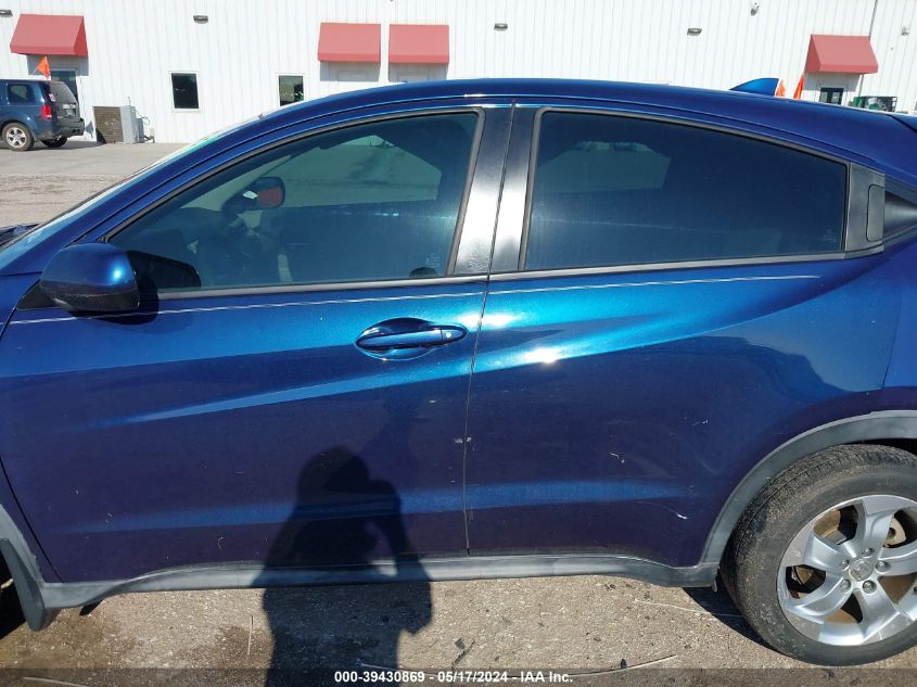 2016 Honda Hr-V Lx VIN: 3CZRU5H31GM705916 Lot: 39430869