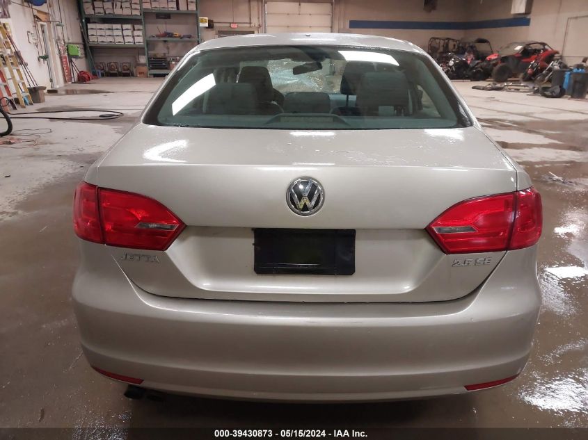 2013 Volkswagen Jetta 2.5L Se VIN: 3VWDP7AJ6DM294565 Lot: 39430873
