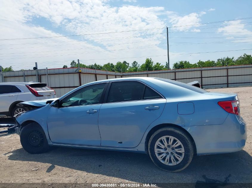 2014 Toyota Camry Le VIN: 4T4BF1FK5ER346620 Lot: 39430881