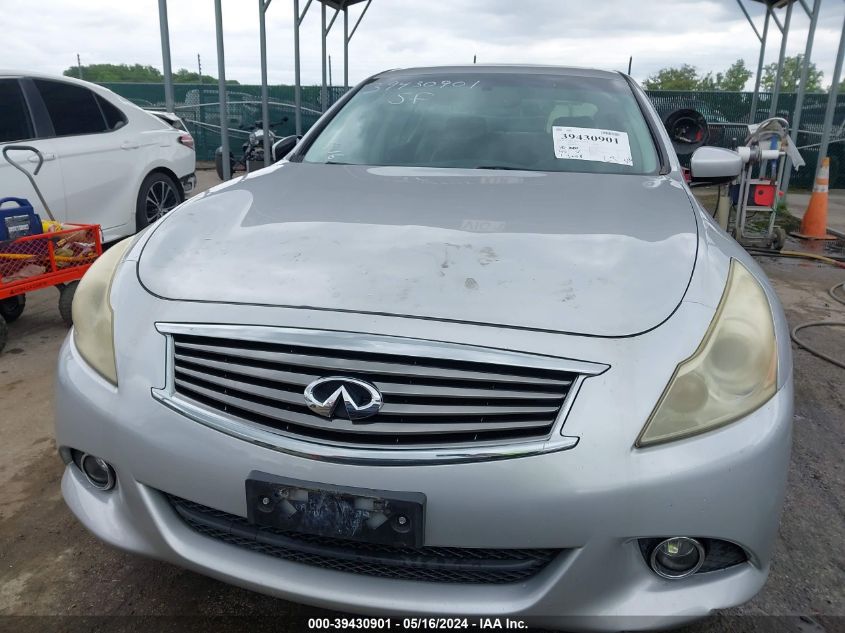 2011 Infiniti G37X VIN: JN1CV6AR2BM406309 Lot: 39430901