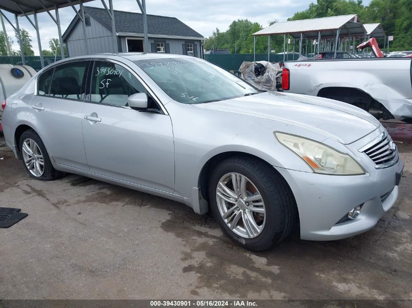 2011 Infiniti G37X VIN: JN1CV6AR2BM406309 Lot: 39430901