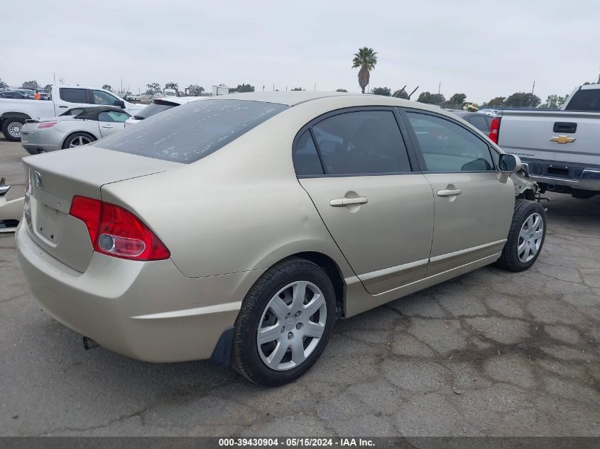 2008 Honda Civic Lx VIN: 1HGFA16578L092395 Lot: 39430904