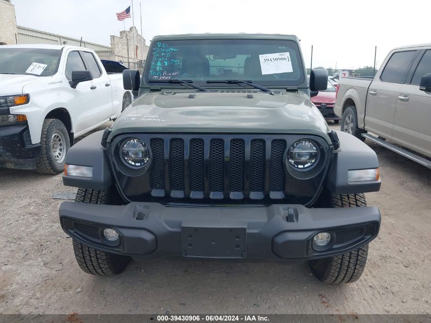 2022 Jeep Wrangler Unlimited Willys 4X4 VIN: 1C4HJXDN3NW263960 Lot: 39430906