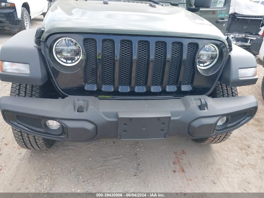 2022 Jeep Wrangler Unlimited Willys 4X4 VIN: 1C4HJXDN3NW263960 Lot: 39430906