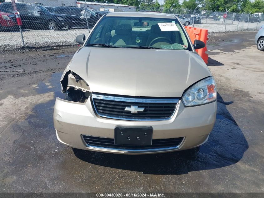 2006 Chevrolet Malibu Ls VIN: 1G1ZS51F26F120026 Lot: 39430925