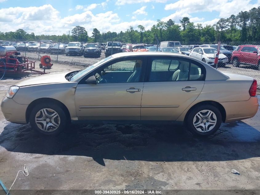 2006 Chevrolet Malibu Ls VIN: 1G1ZS51F26F120026 Lot: 39430925