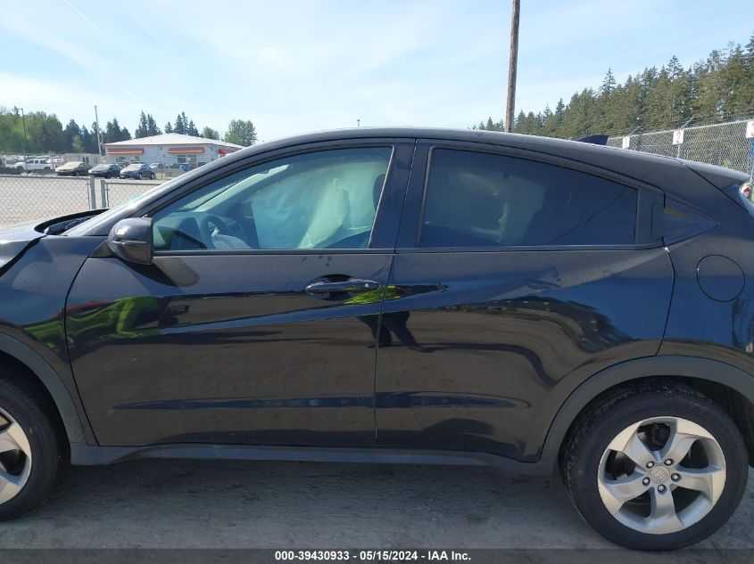 2016 HONDA HR-V EX - 3CZRU6H53GM754381