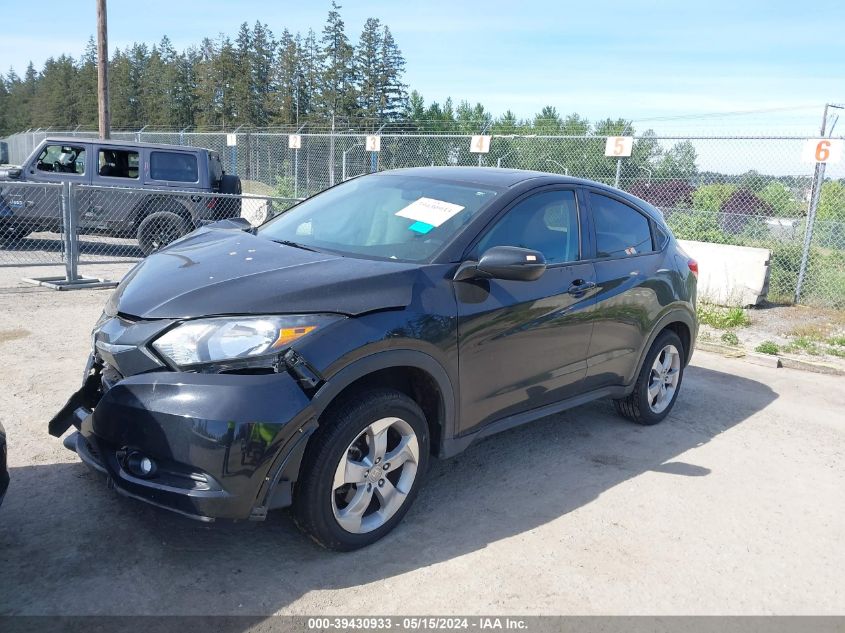 2016 HONDA HR-V EX - 3CZRU6H53GM754381