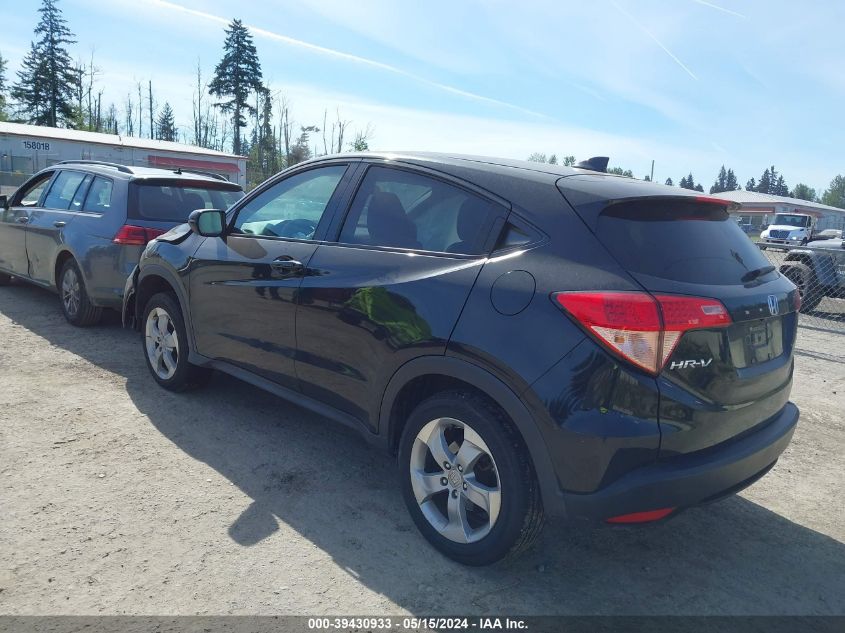 2016 HONDA HR-V EX - 3CZRU6H53GM754381