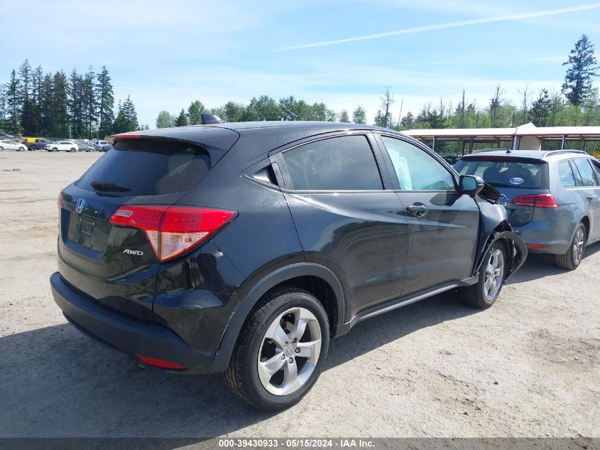 2016 HONDA HR-V EX - 3CZRU6H53GM754381