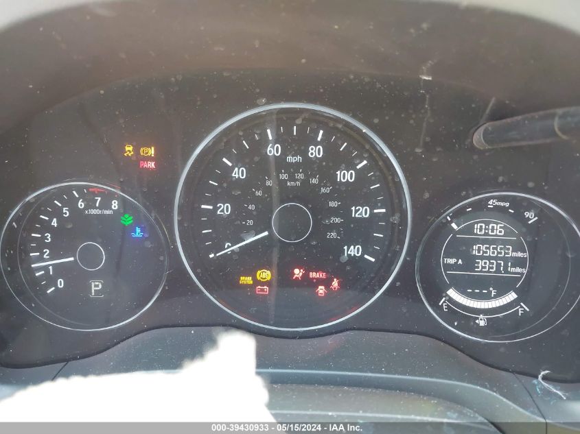 2016 HONDA HR-V EX - 3CZRU6H53GM754381