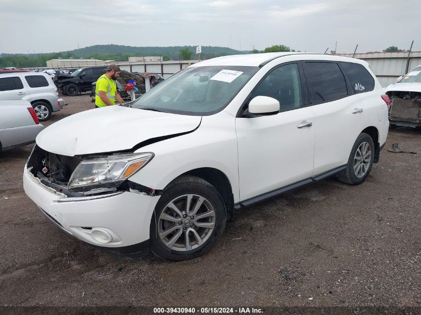 2014 Nissan Pathfinder S VIN: 5N1AR2MMXEC702511 Lot: 39430940