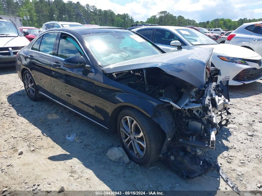 2017 Mercedes-Benz C 300 Luxury/Sport VIN: 55SWF4JBXHU196217 Lot: 39430943