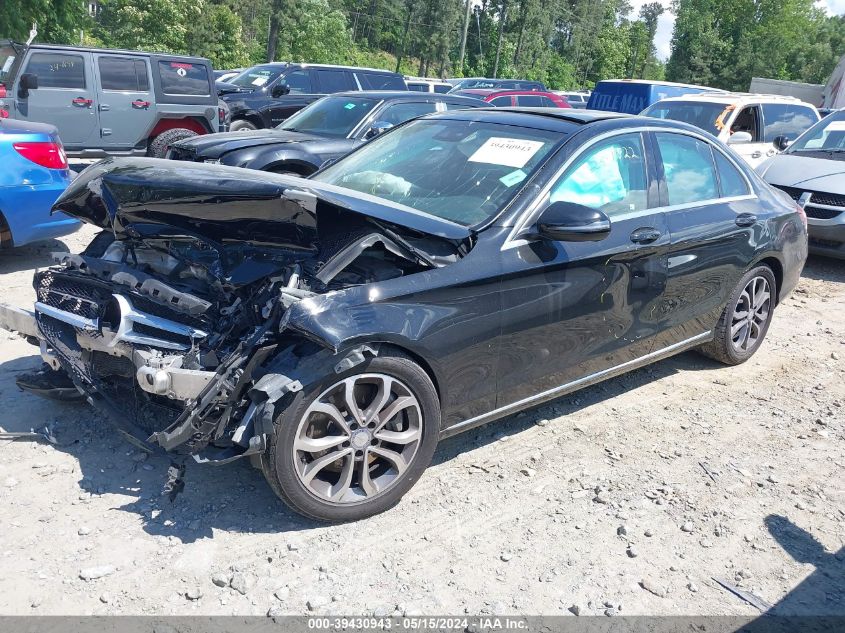 2017 Mercedes-Benz C 300 Luxury/Sport VIN: 55SWF4JBXHU196217 Lot: 39430943