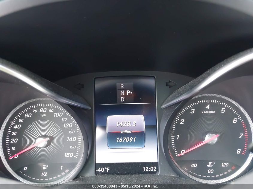 2017 Mercedes-Benz C 300 Luxury/Sport VIN: 55SWF4JBXHU196217 Lot: 39430943