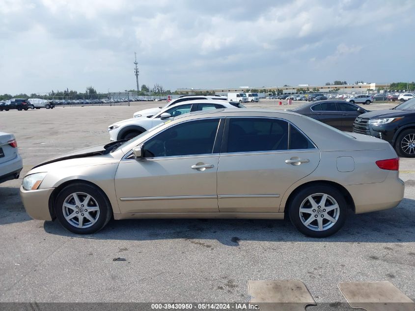 2003 Honda Accord 3.0 Ex VIN: 1HGCM665X3A012163 Lot: 39430950