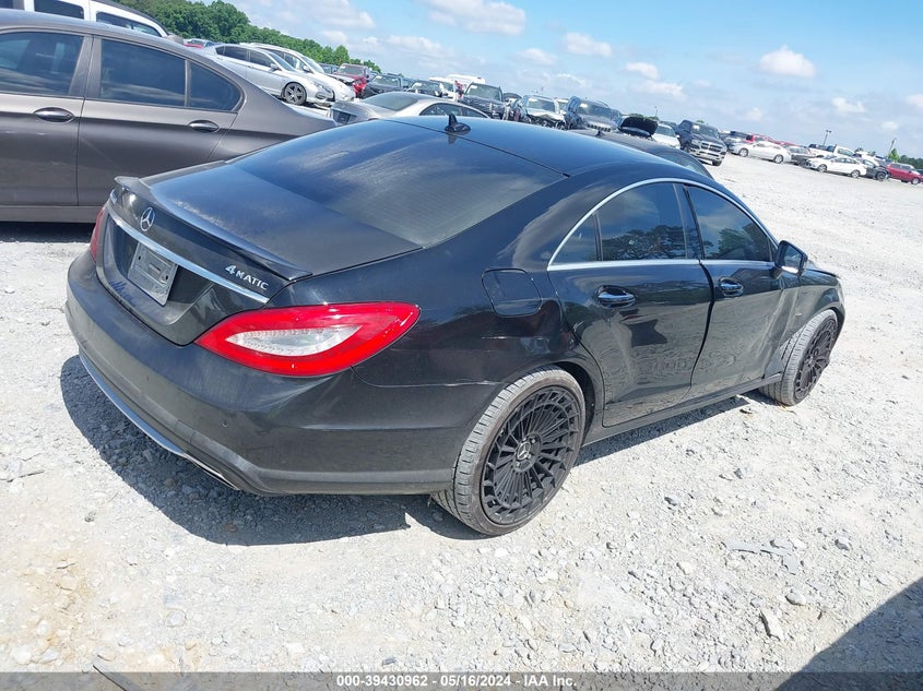 2012 Mercedes-Benz Cls 550 4Matic VIN: WDDLJ9BB3CA046956 Lot: 39430962