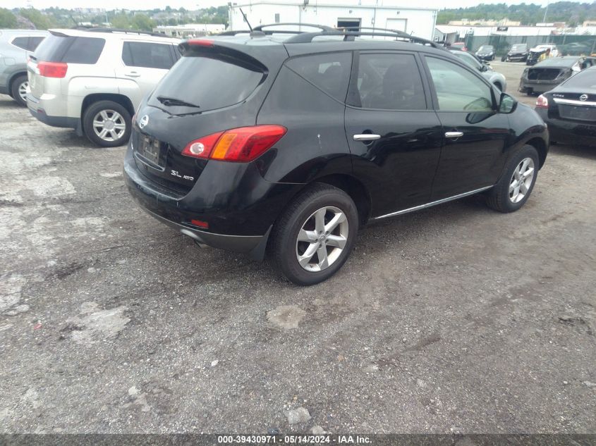 2010 Nissan Murano Sl VIN: JN8AZ1MW2AW114101 Lot: 39430971