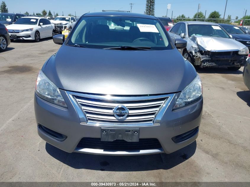 2015 Nissan Sentra S VIN: 3N1AB7AP9FY359609 Lot: 39430973