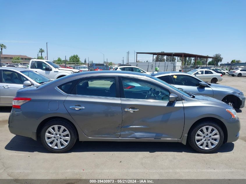 2015 Nissan Sentra S VIN: 3N1AB7AP9FY359609 Lot: 39430973