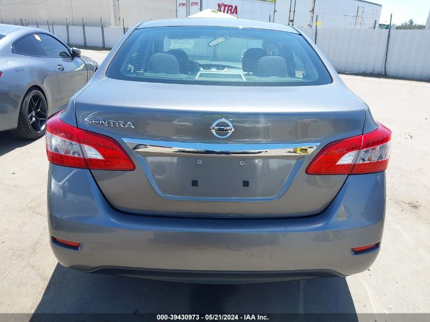 2015 Nissan Sentra S VIN: 3N1AB7AP9FY359609 Lot: 39430973