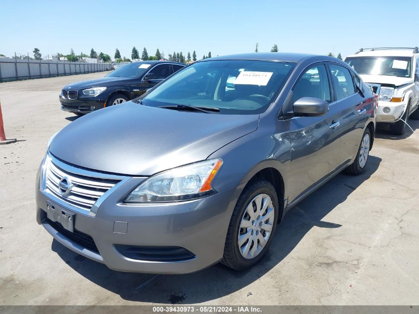 2015 Nissan Sentra S VIN: 3N1AB7AP9FY359609 Lot: 39430973