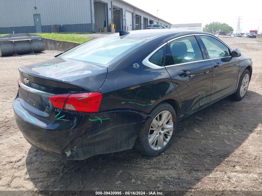 2016 Chevrolet Impala 1Fl VIN: 2G11X5SA0G9137550 Lot: 39430995