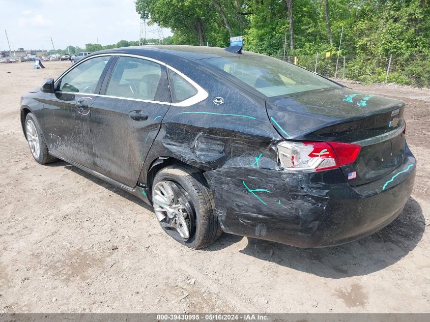 2016 Chevrolet Impala 1Fl VIN: 2G11X5SA0G9137550 Lot: 39430995