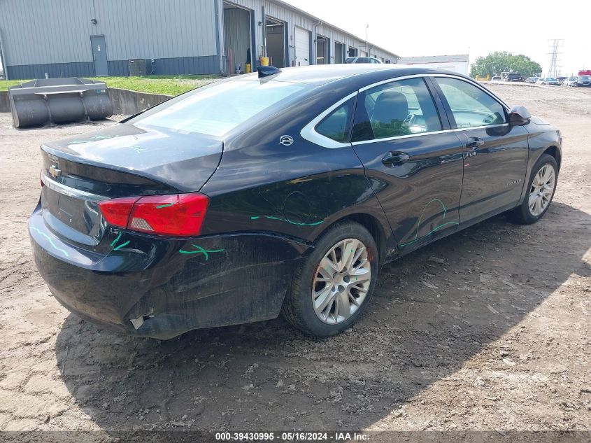 2016 Chevrolet Impala 1Fl VIN: 2G11X5SA0G9137550 Lot: 39430995