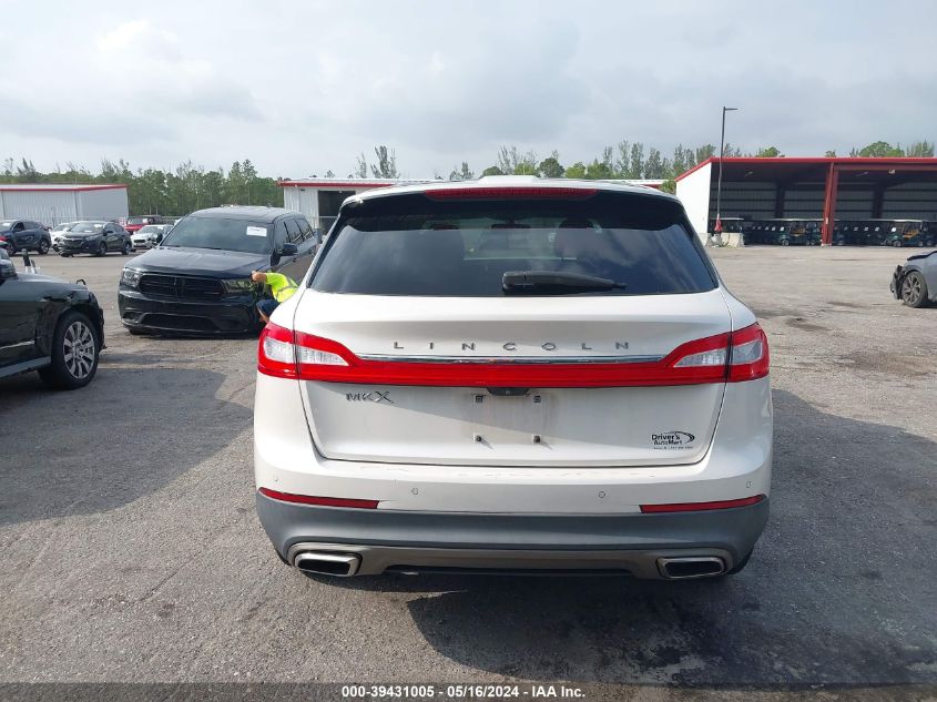 2017 Lincoln Mkx Reserve VIN: 2LMPJ6LR1HBL22200 Lot: 39431005