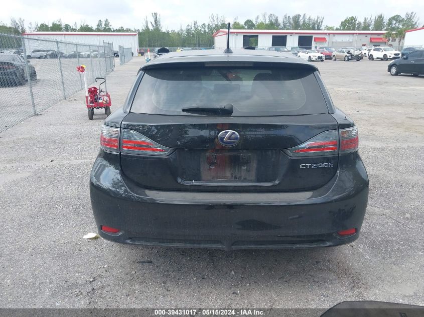 2013 Lexus Ct 200H VIN: JTHKD5BH1D2156022 Lot: 39431017